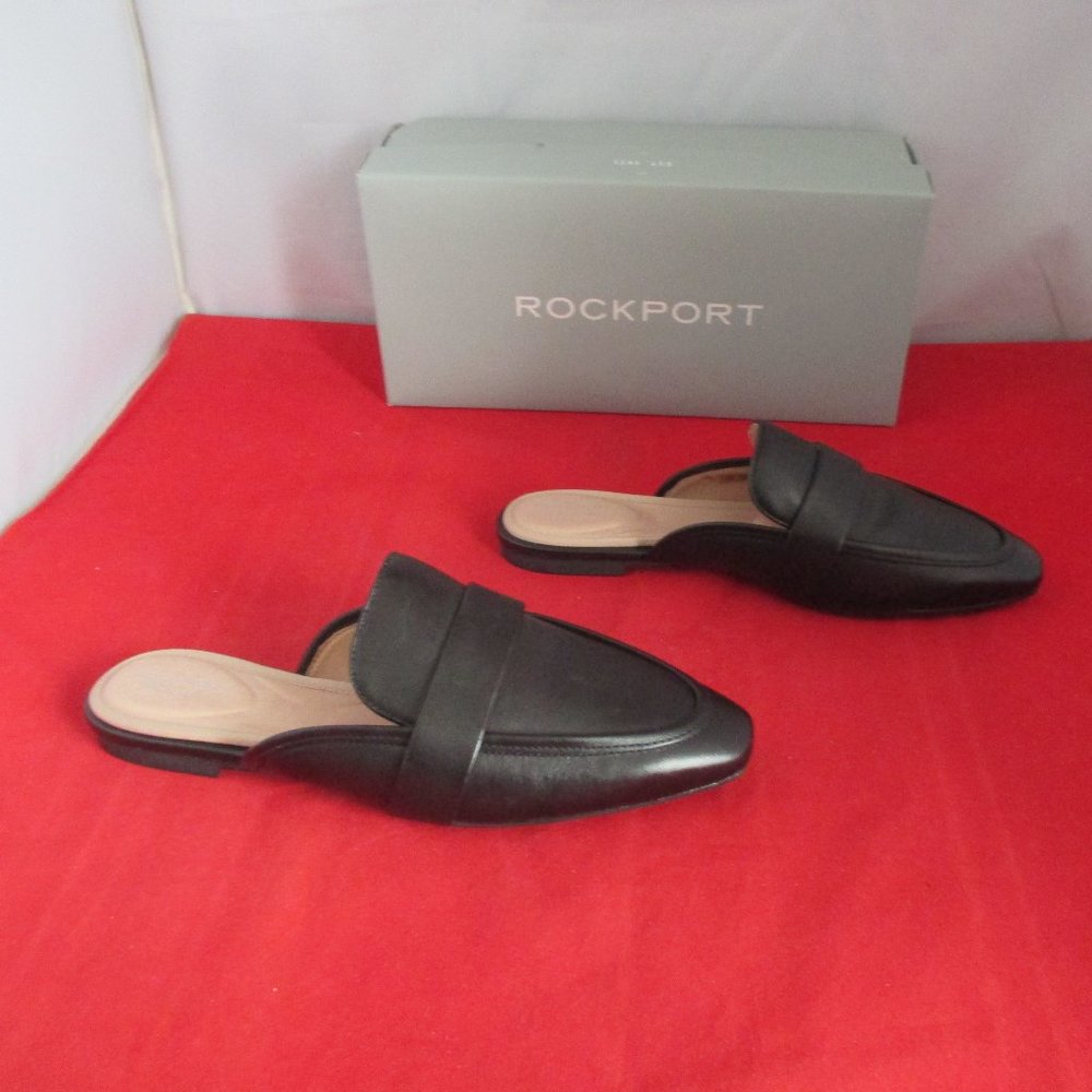 ROCKPORT Women's Total Motion Laylani Slide Loafers Black - US Size 7 M  -  #644 - Picture 2 of 12